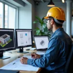 Building Services Engineer Designing HVAC