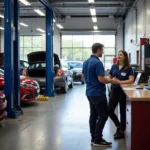 Car service garage in Bury St Edmunds