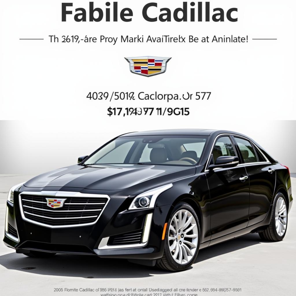 Cadillac Loaner Car