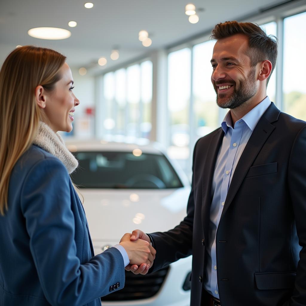 Cahpow Auto Broker Delivering Car