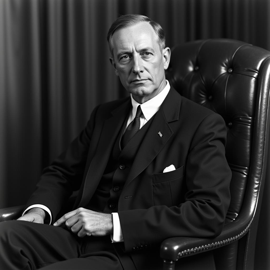 Calvin Coolidge Presidential Portrait 