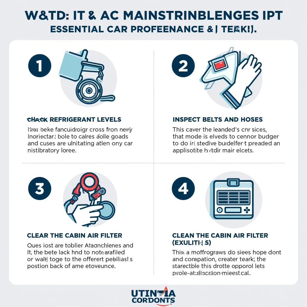 Car AC maintenance checklist