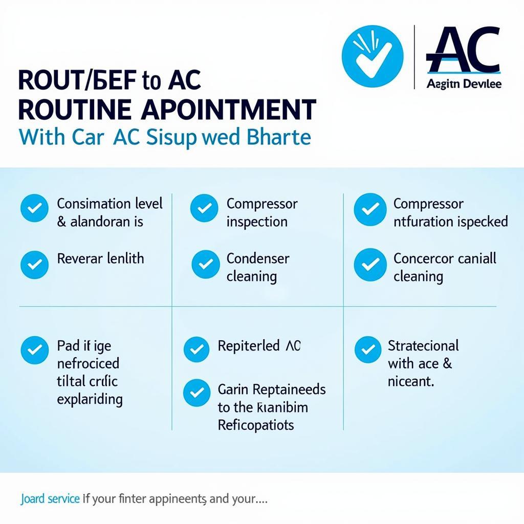 Car AC Maintenance Checklist