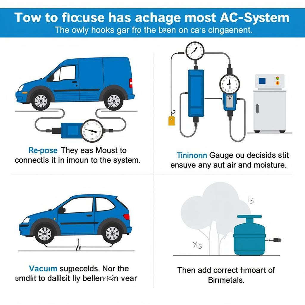 Car AC Recharge Process