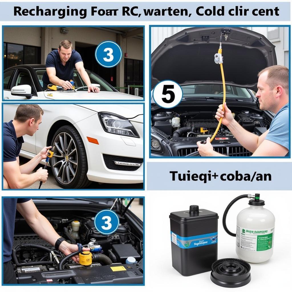 Car AC Refrigerant Recharge