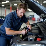 Car AC Repair Service Technician