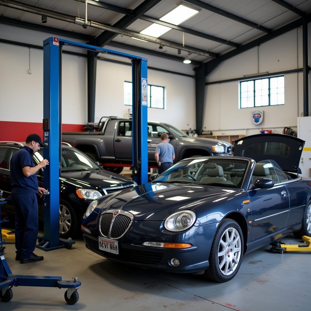  Car AC repair service in progress