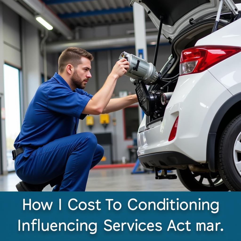 Car AC Service Cost Factors