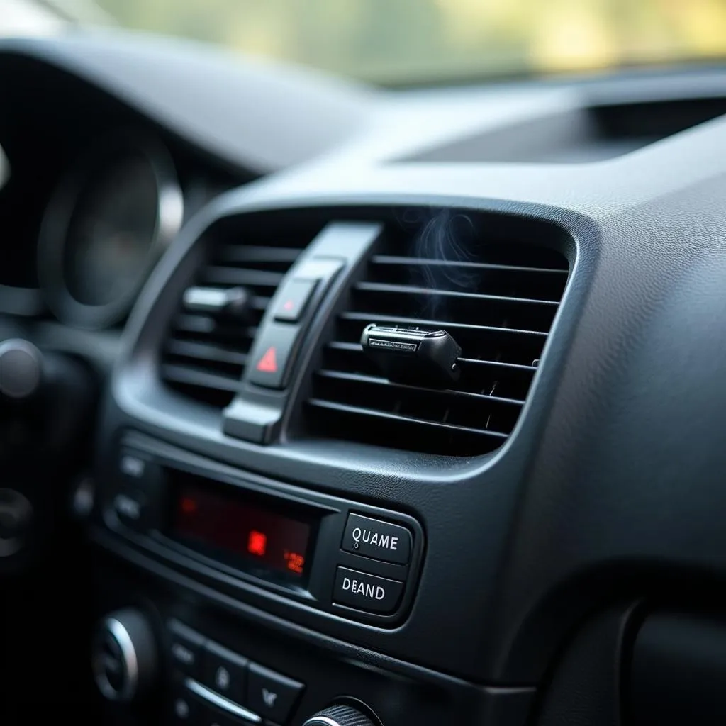 Car AC Vents Blowing Cold Air