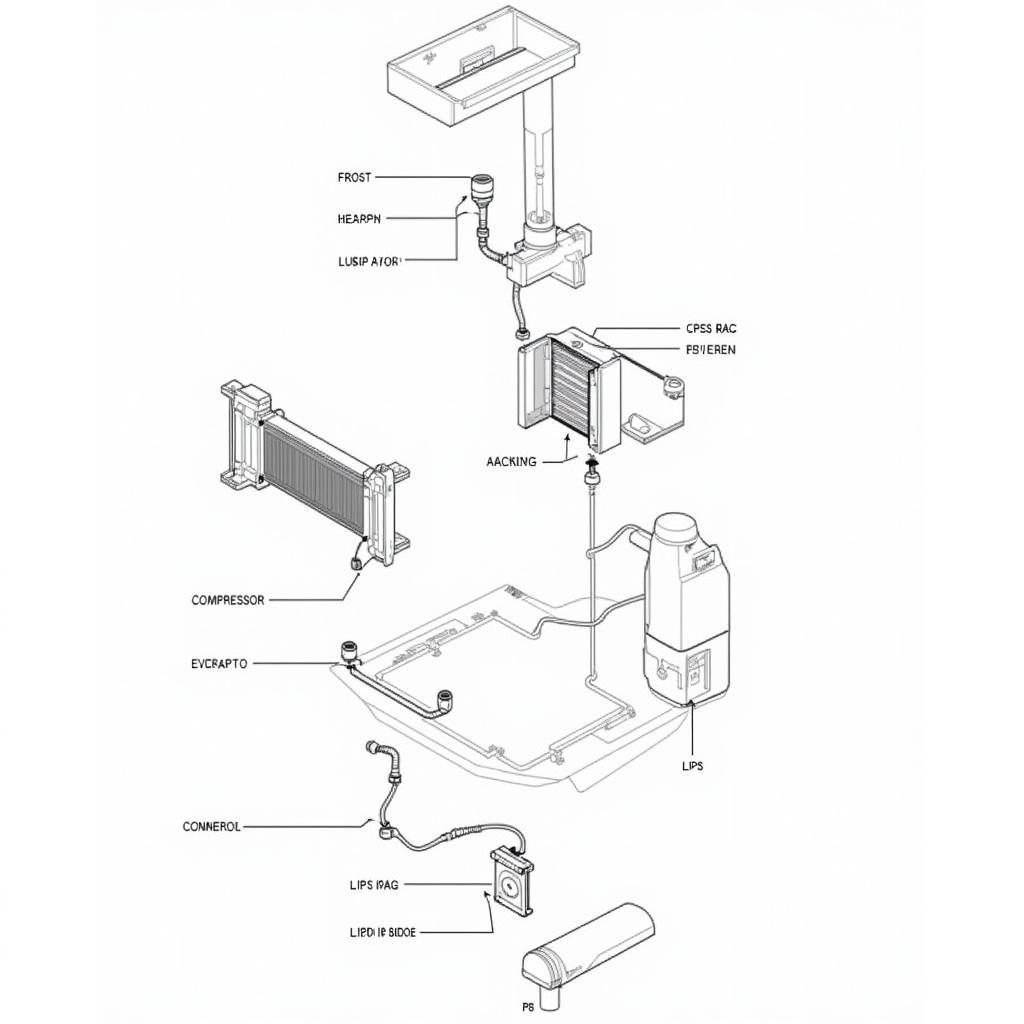 Car Air Conditioning System Components