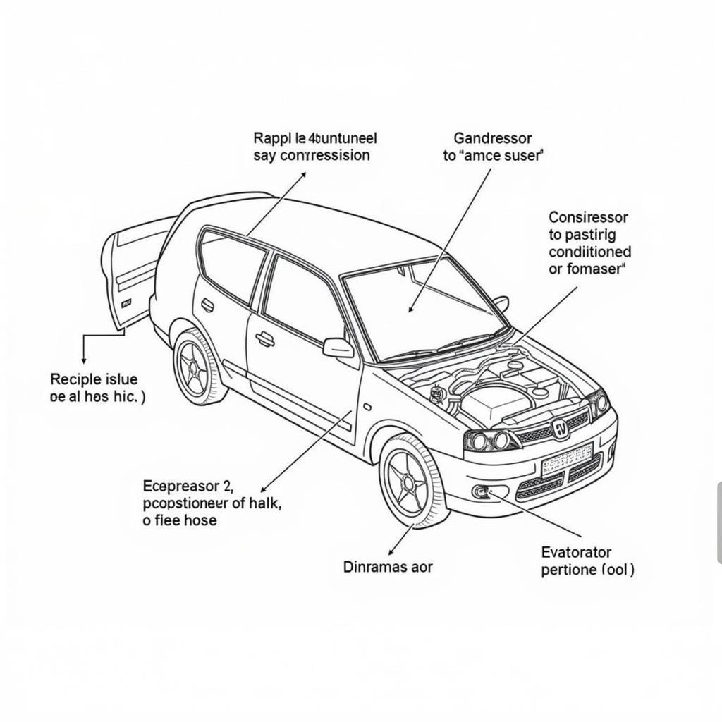 Components of a Car Air Conditioning System