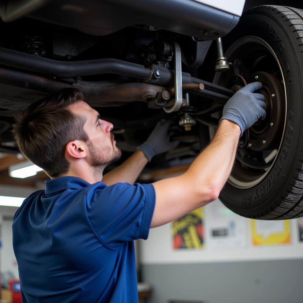 Checking Car Alignment