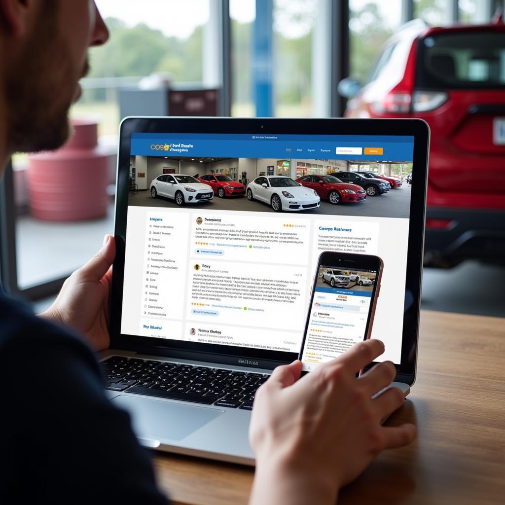 Checking Online Reviews for Car Back Services in Jersey