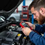 Car Battery Inspection in Mundelein