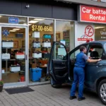 Car Battery Rental Shop