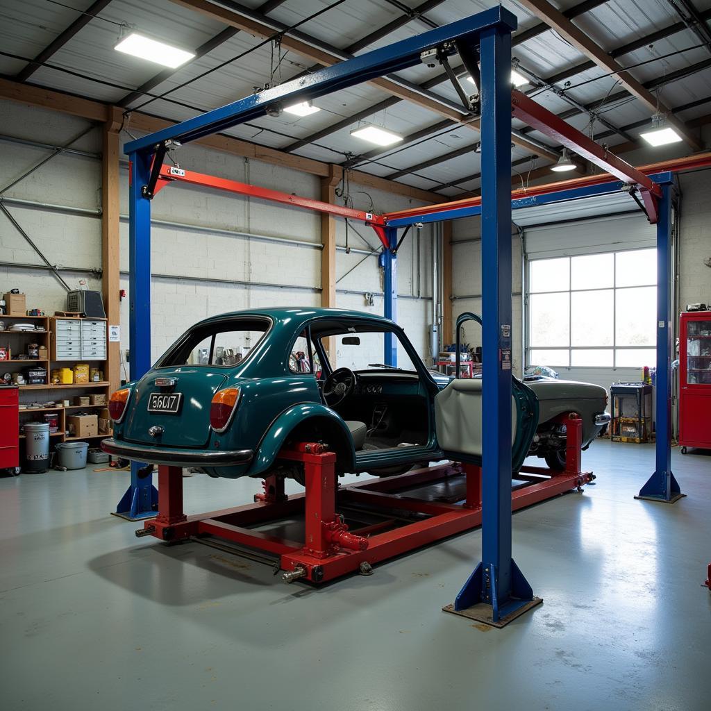 Car Bodywork Jig Repair Shop