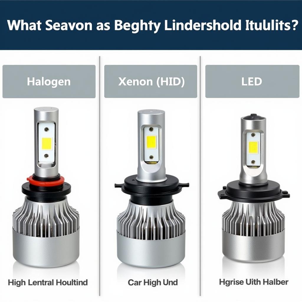 Different Types of Car Bulbs - Halogen, Xenon, LED