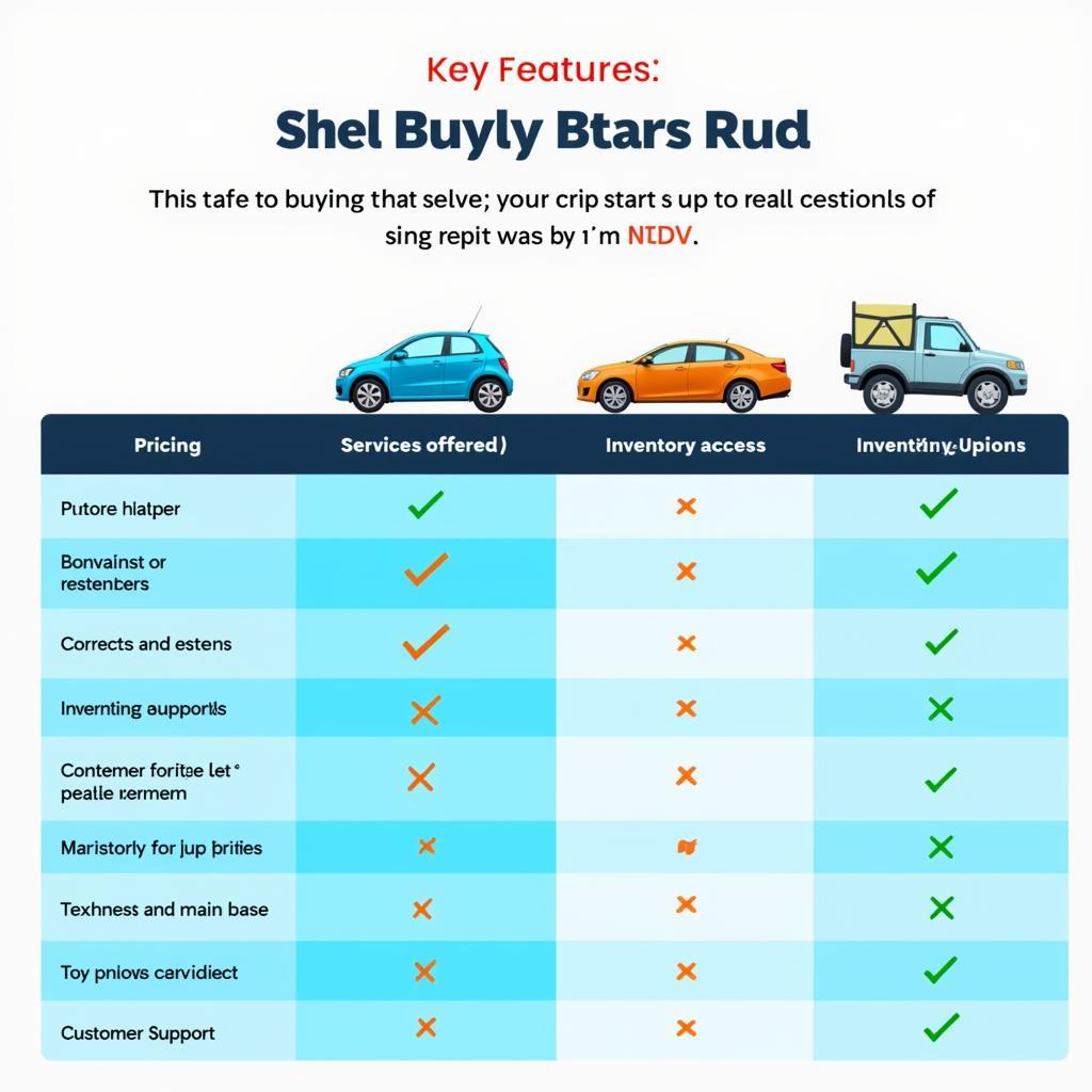 Comparing Car Buying Services: A Comprehensive Chart