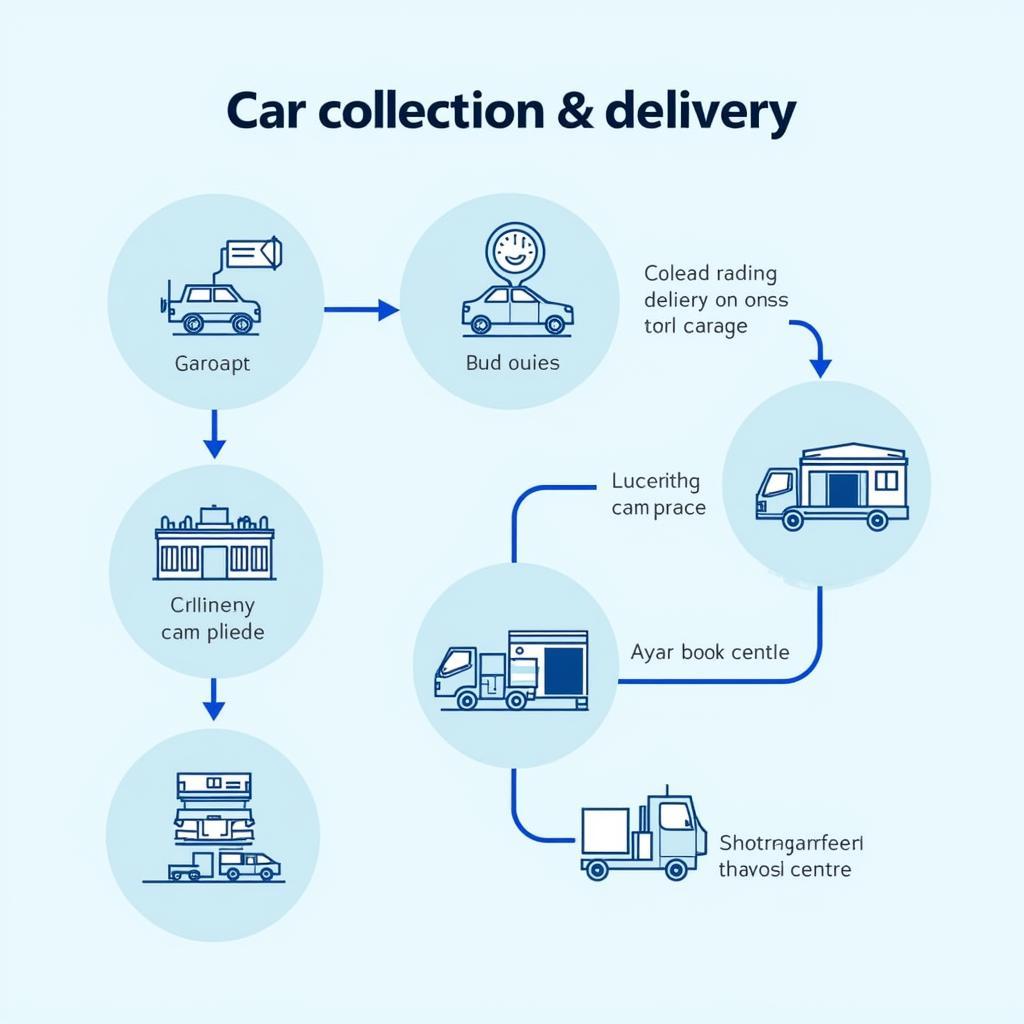 Car Collection Process Illustration