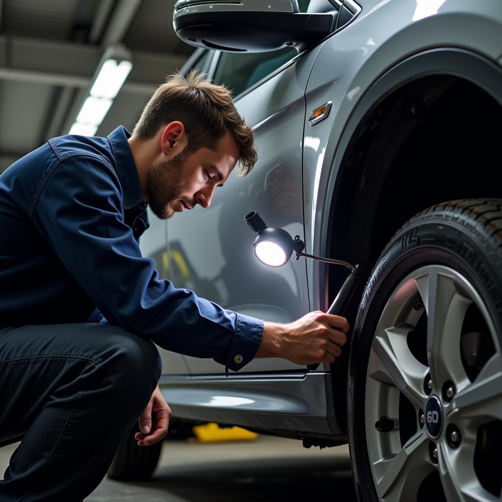 Car Corrosion Inspection Process