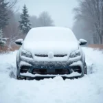 Car Buried in Snow