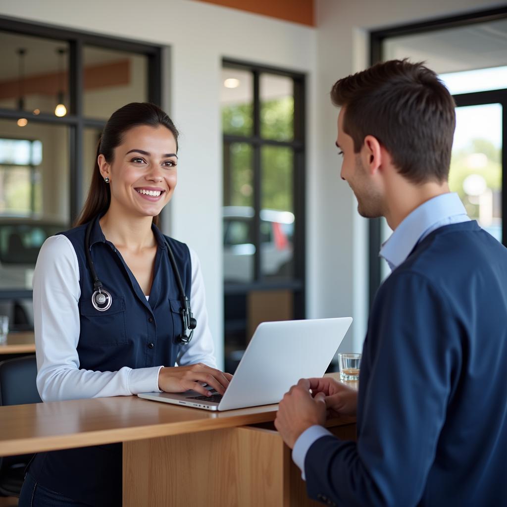 Customer Service Representative at a Car Credit Nation Approved Service Center