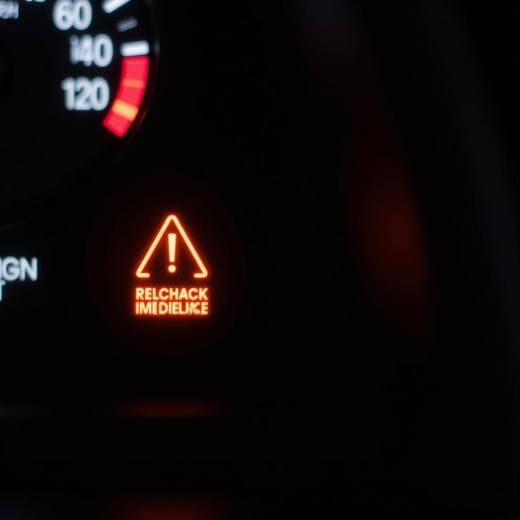 Car Dashboard Warning Light