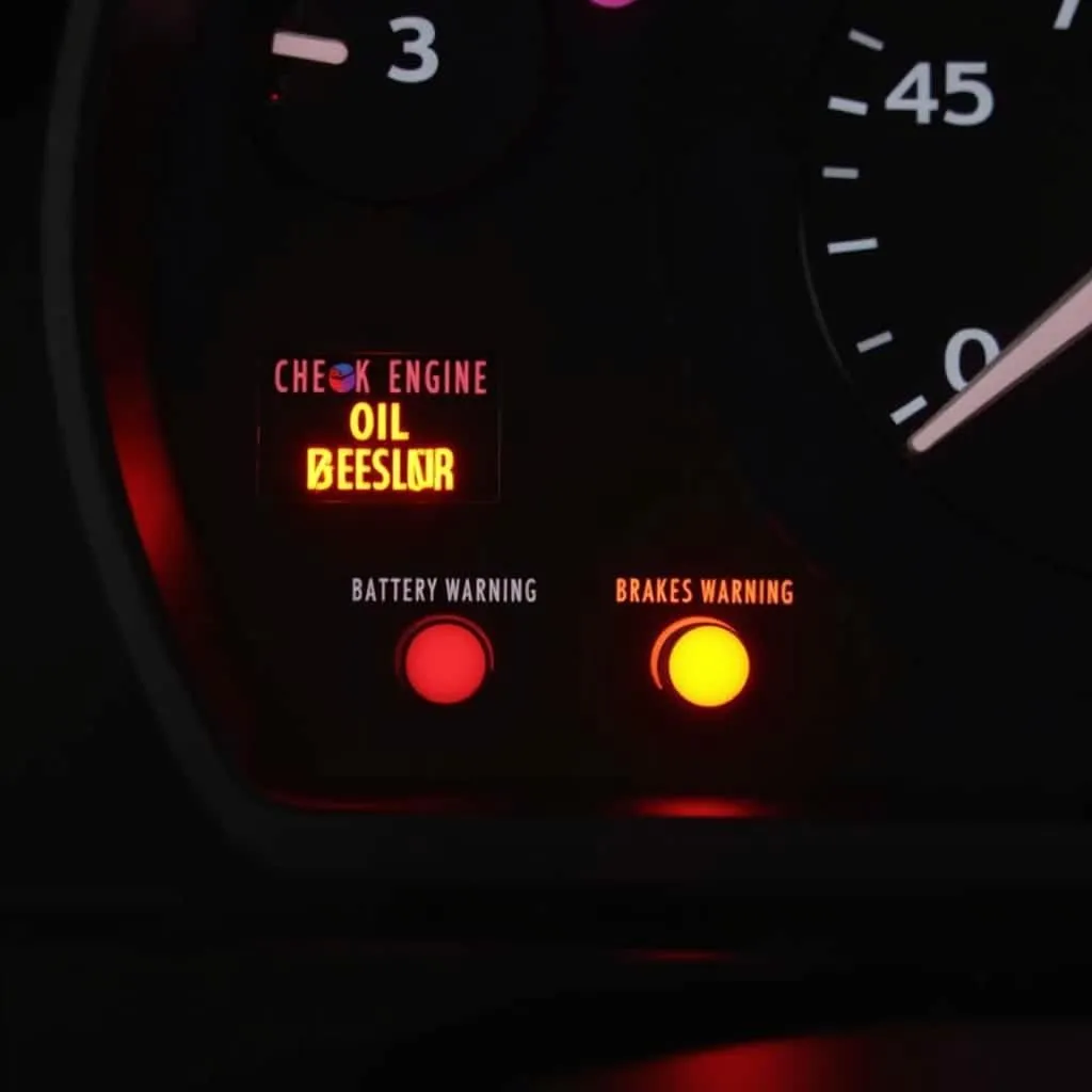 Car Dashboard Warning Lights