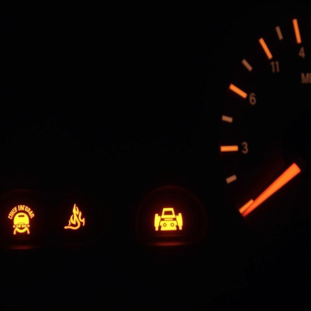 Car Dashboard Warning Lights