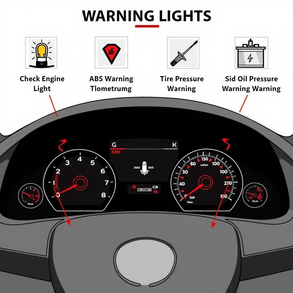 Car Dashboard Warning Lights