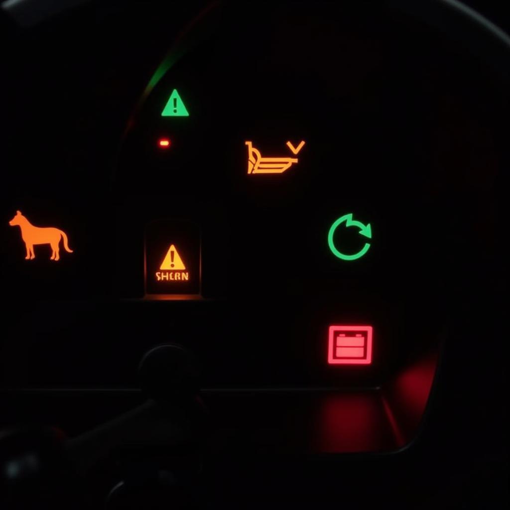 Car Dashboard Warning Lights