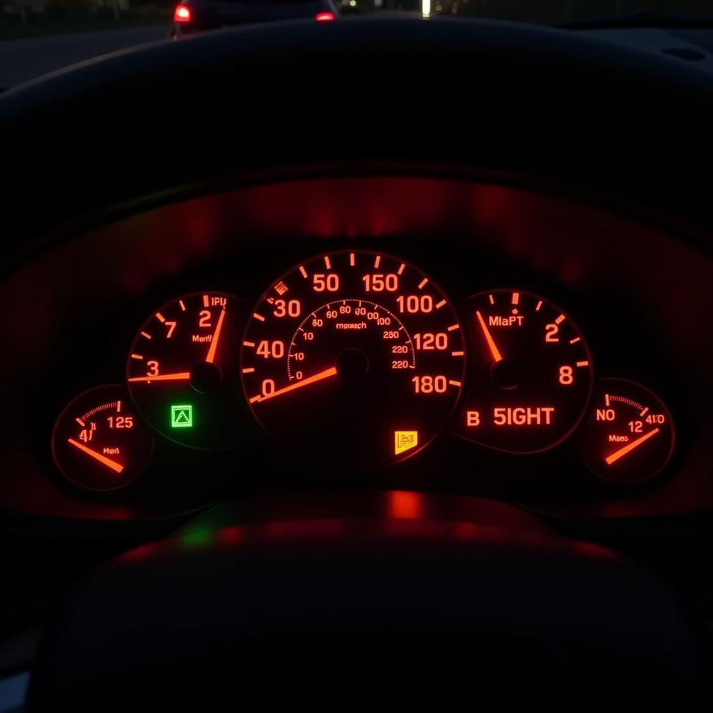 Car Dashboard Warning Lights