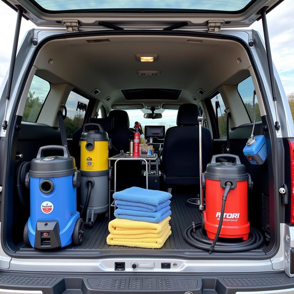 Essential Car Dealer Cleaning Equipment Setup