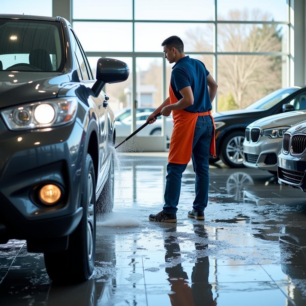 Efficient Car Dealership Lot Maintenance