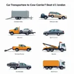 Different types of car delivery services in London