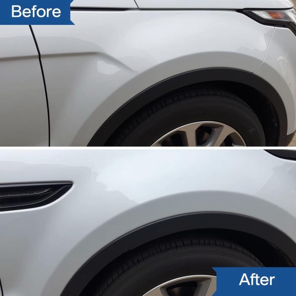 Car Denting Before and After in Bangalore