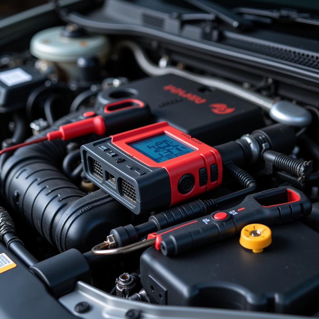 Car Diagnostic Tools on Engine