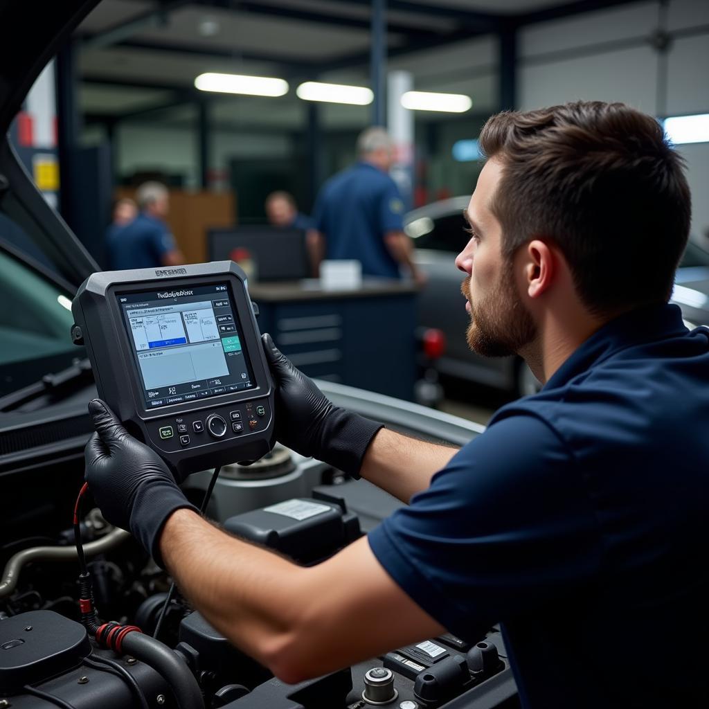 Car Diagnostics Technology in Cranbourne Service Centre