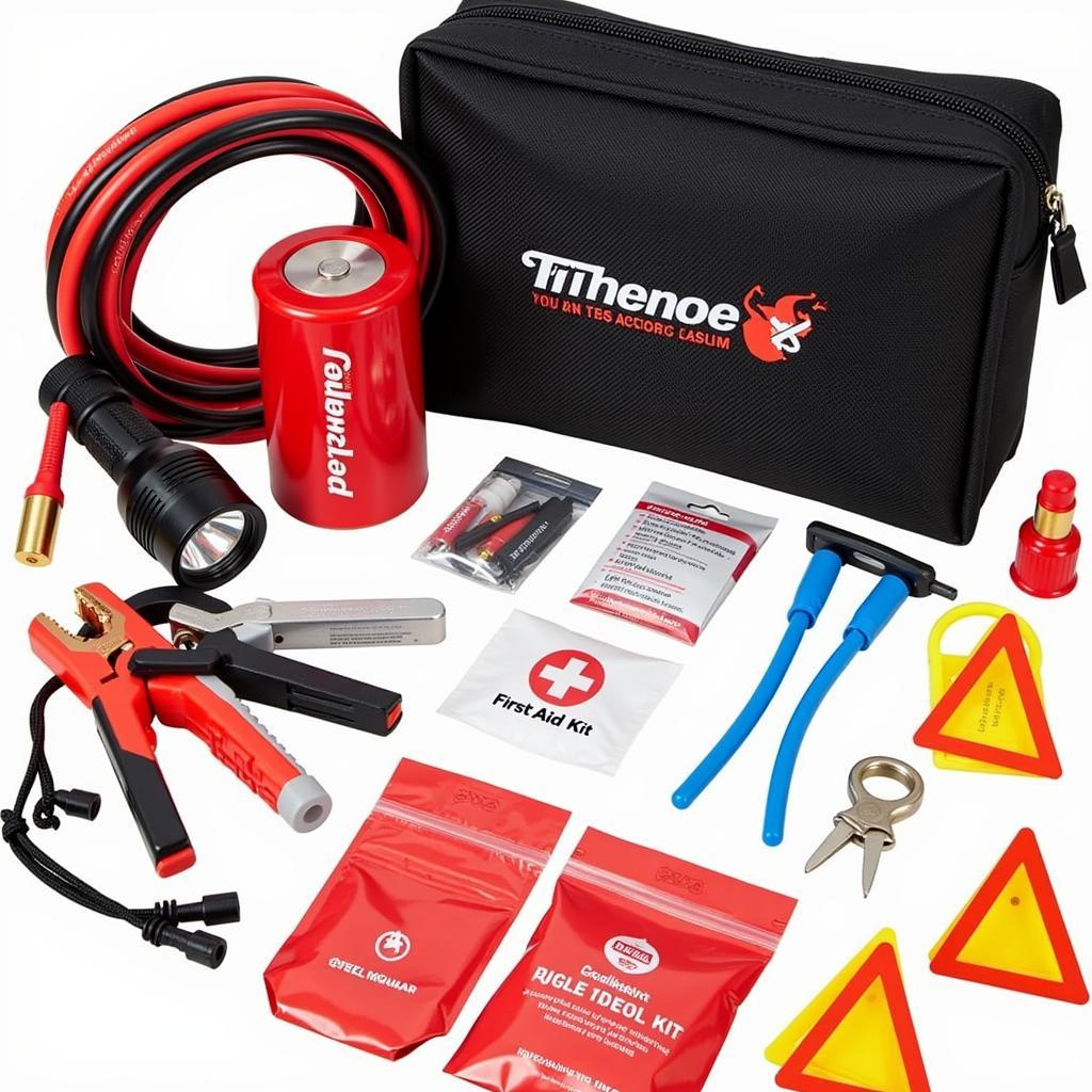 Essential items for a car emergency kit