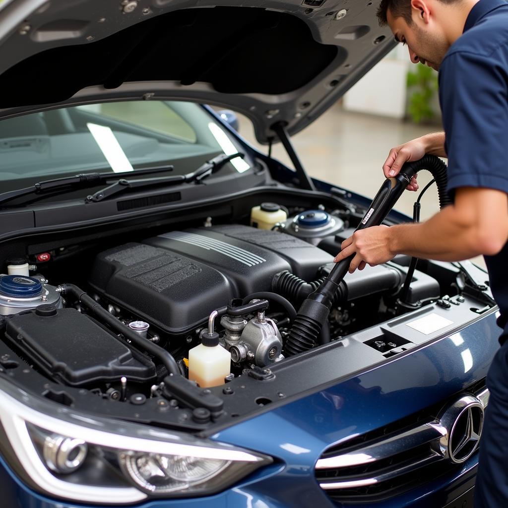 Professional car engine cleaning in Pune