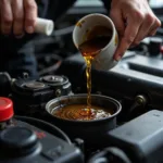 Car Engine Oil Change