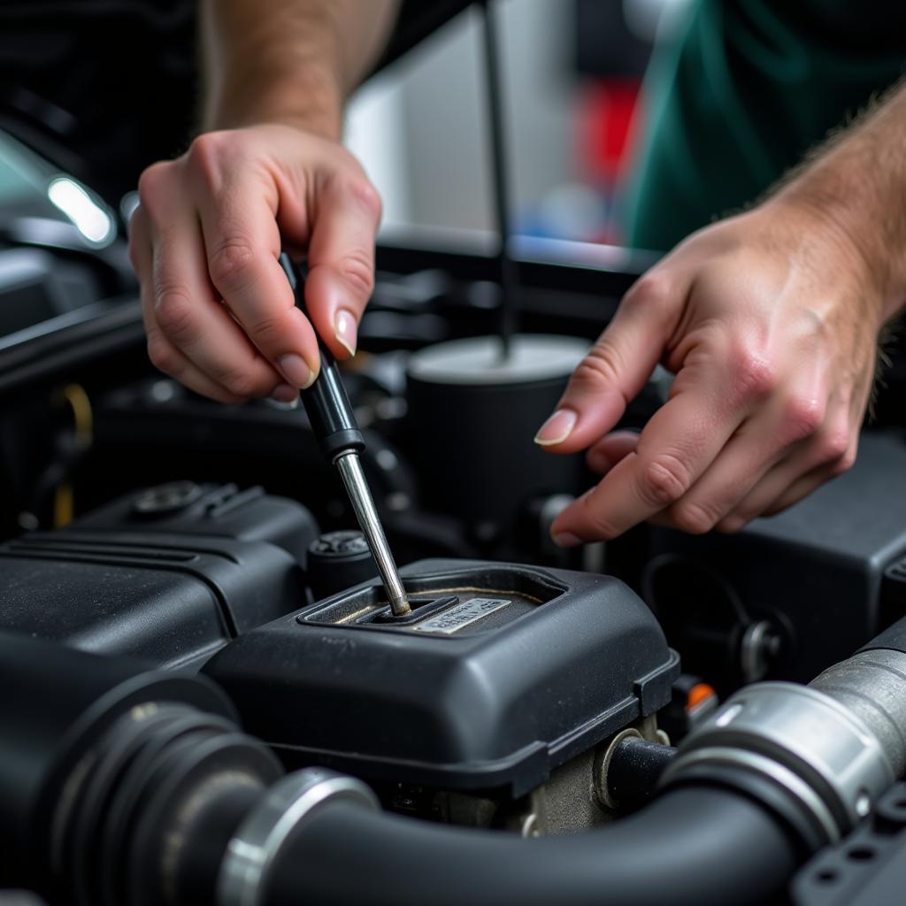 Car Fluid Level Check