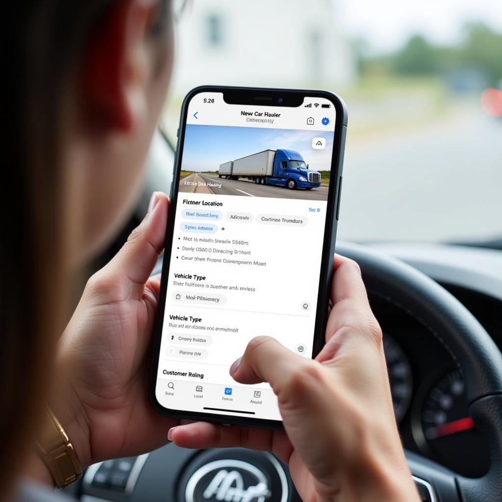 Using an online directory to find car hauling services