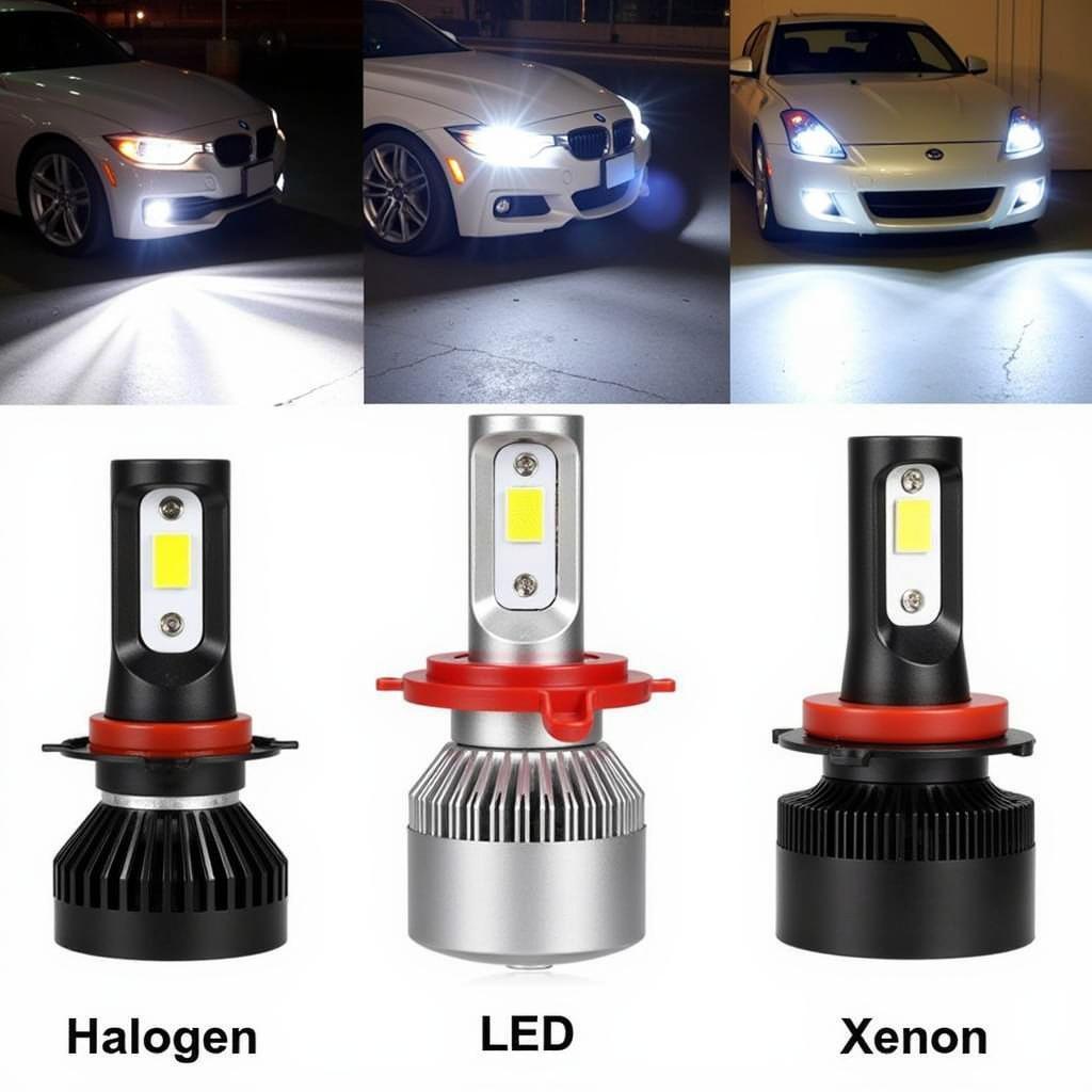 Different Types of Car Headlight Bulbs