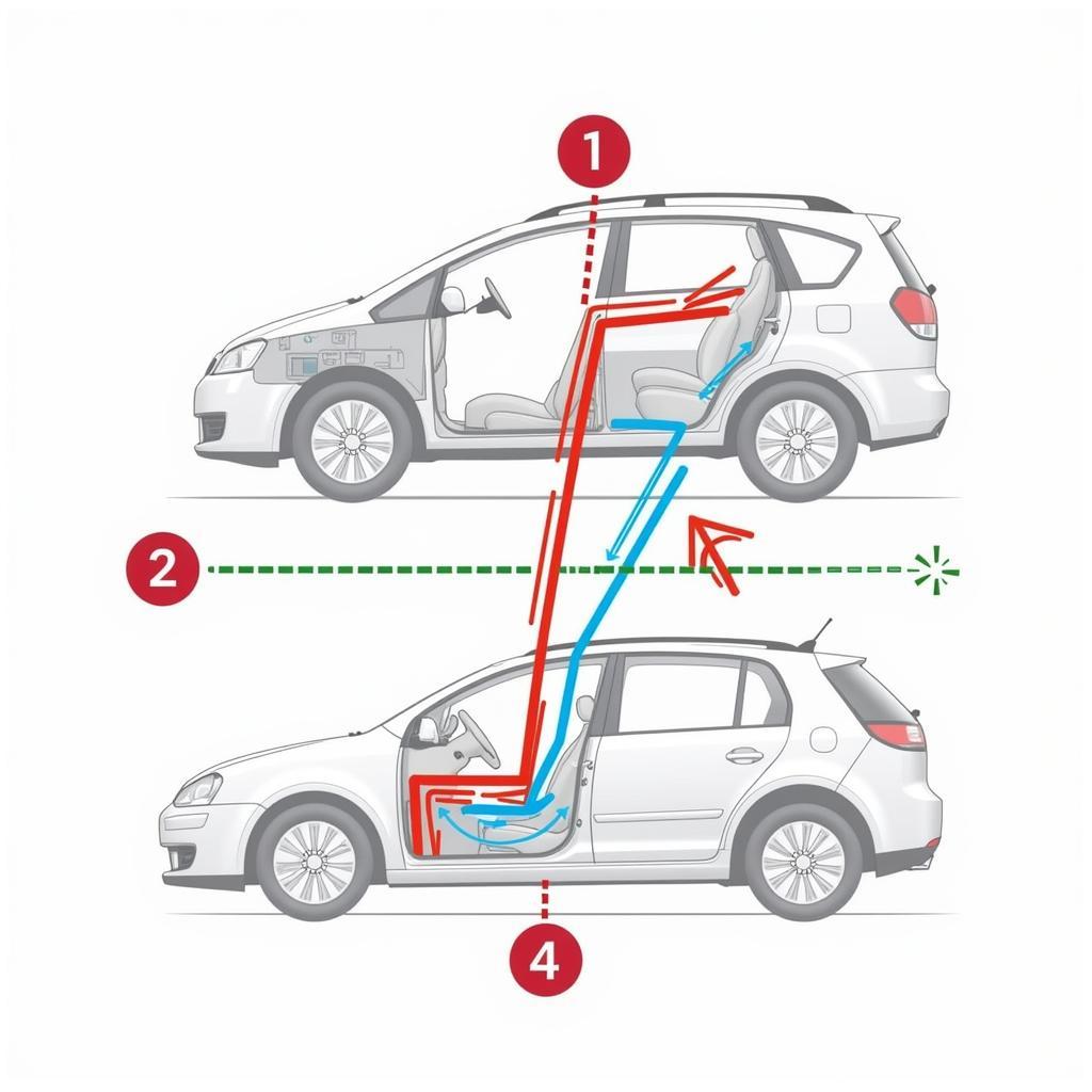 Car Heating System Diagram