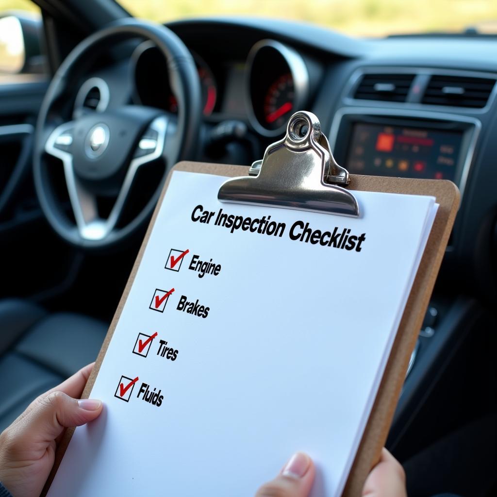 Car Inspection Checklist