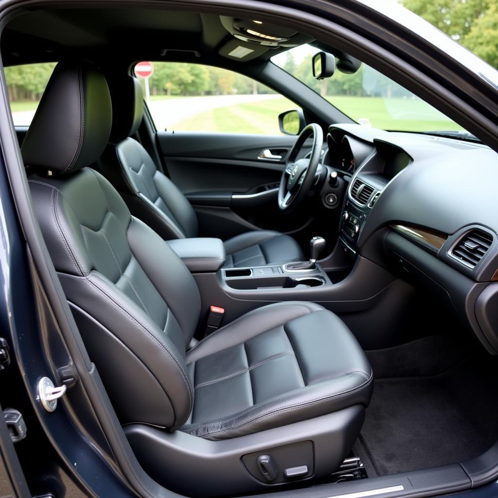 Car Interior After Professional Cleaning