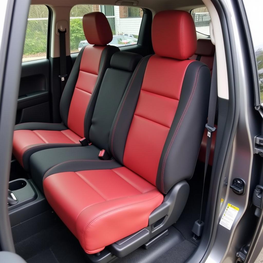 Clean and Stylish Car Interior with New Seat Covers