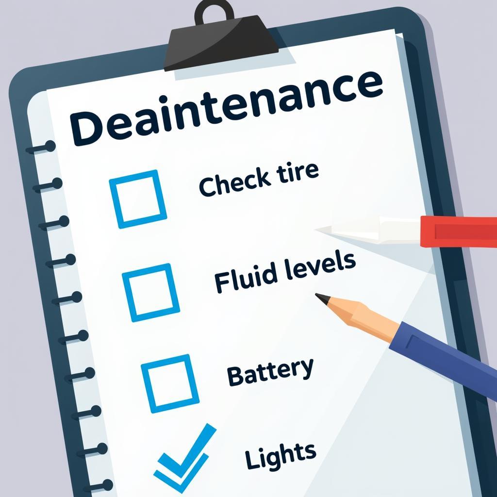 Car maintenance checklist for lockdown