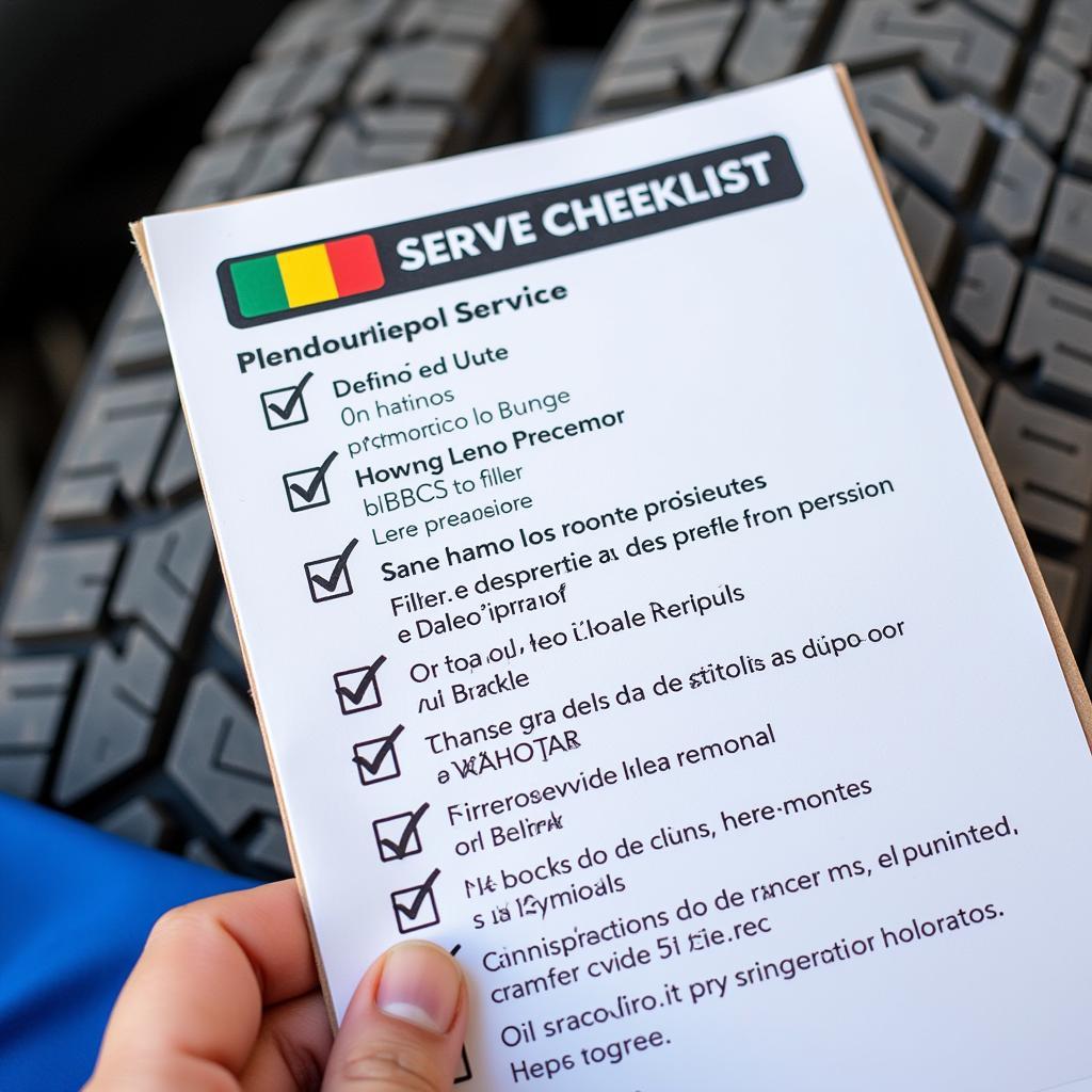 Car maintenance checklist in Portugal